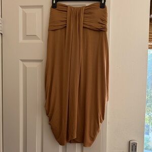 Rubber Ducky Productions Strapless Tan Dress